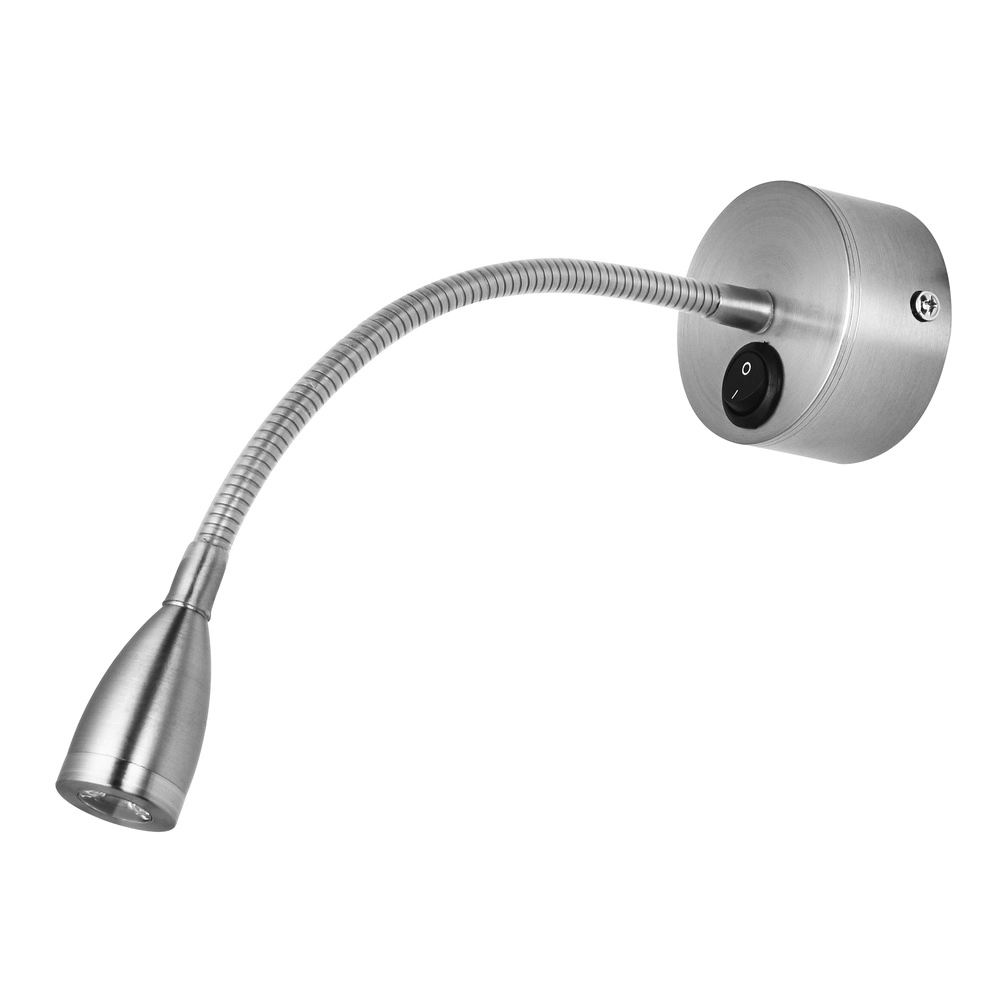 Lampe de chevet Flex chrome