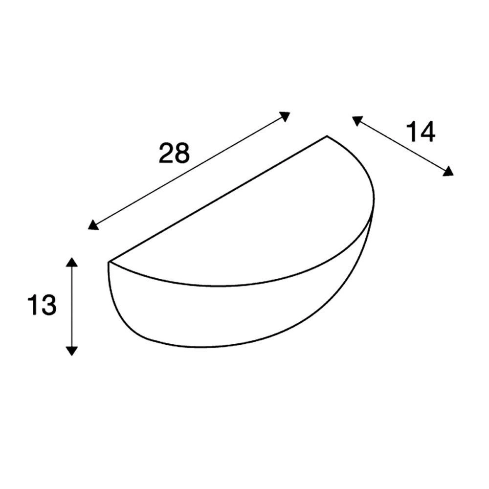 Applique murale GL 101 E14 moderne SLV 4024163093521