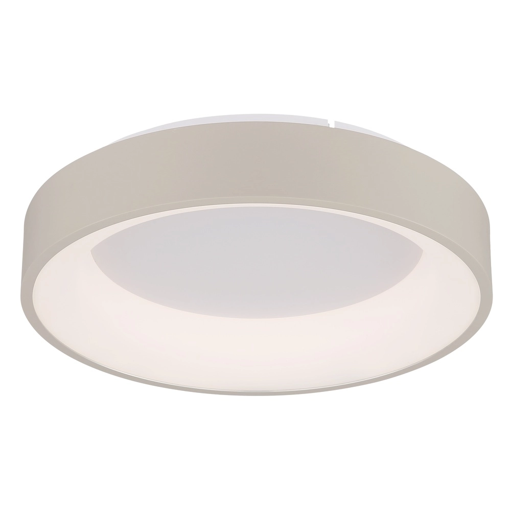 Plafonnier moderne Gallegos brun sable Ø 38cm Globo 9007371578955
