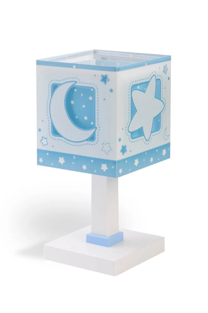 Lampe de table pour chambre d'enfant Moonlight bleu doux Dalber 8420406000381
