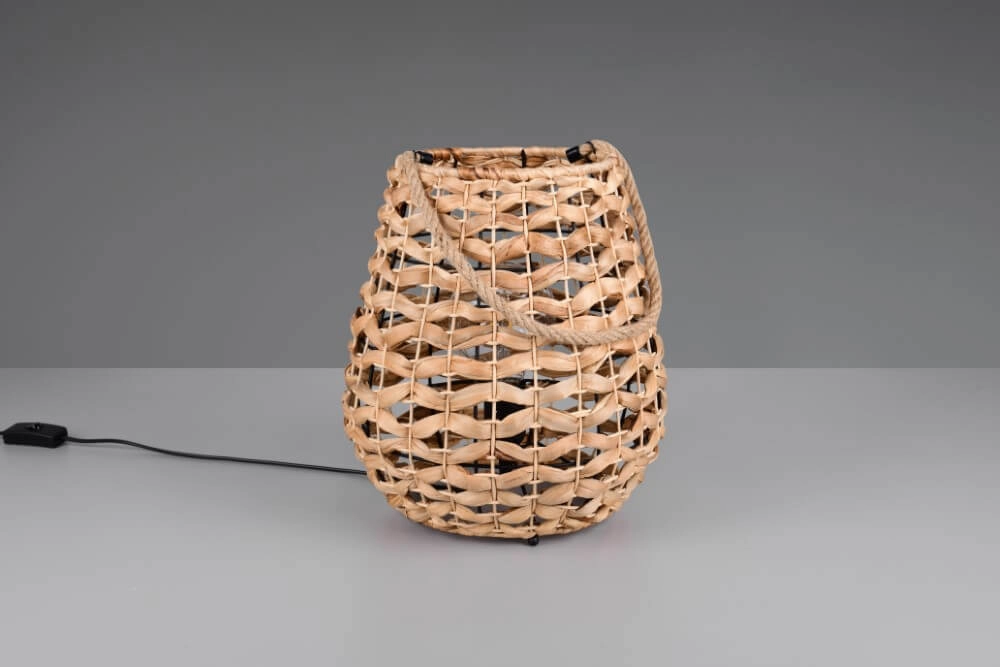 Lampe de table champêtre Jean Rotin Ø 29cm Trio 4017807637687