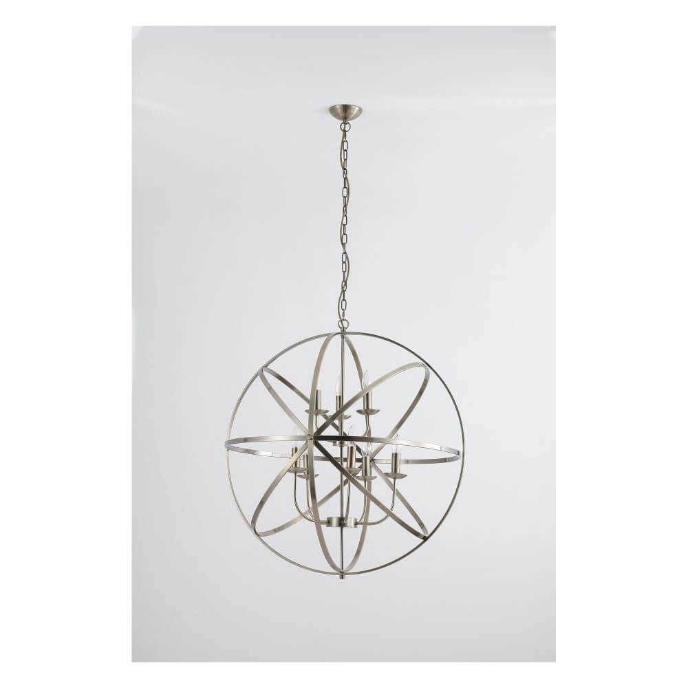 Suspension ancienne Orbit Or 8 pâles Searchlight 5053423271910