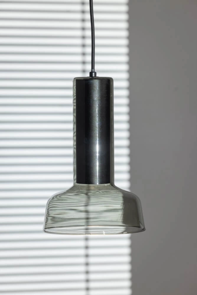 Lampe suspendue Beal verre fumé Ø 18cm ETH 8720195308256