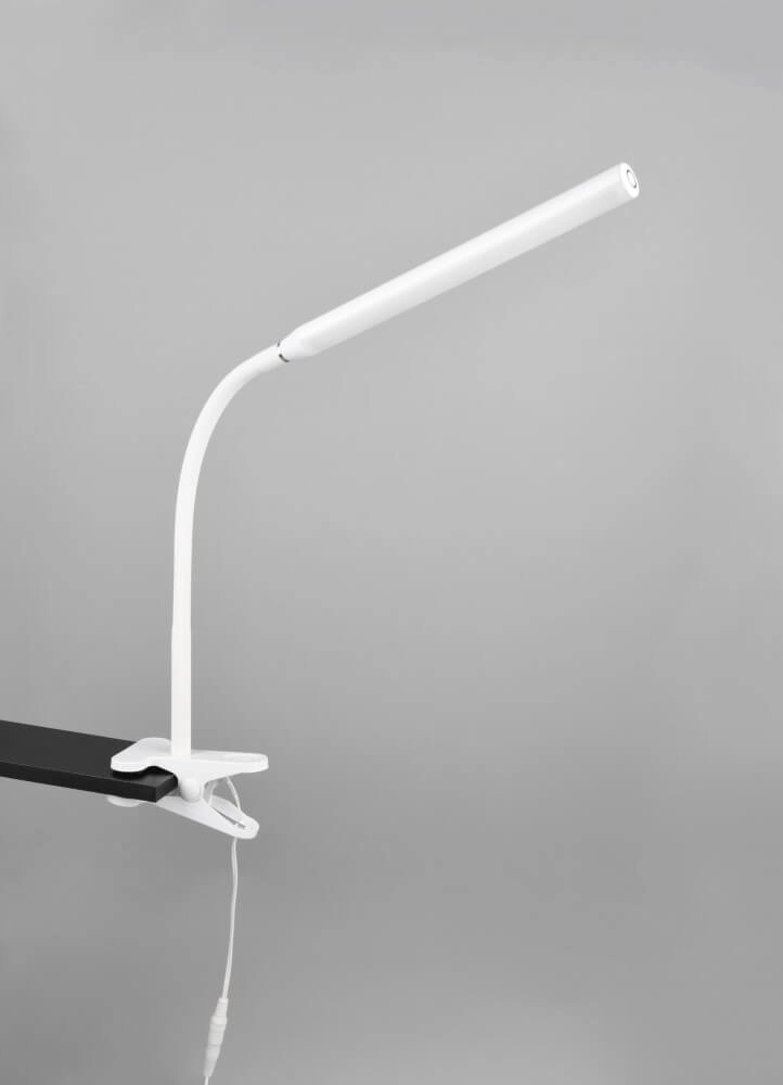 Lampe de bureau à pince Nevada souple - blanc Trio 4017807618150