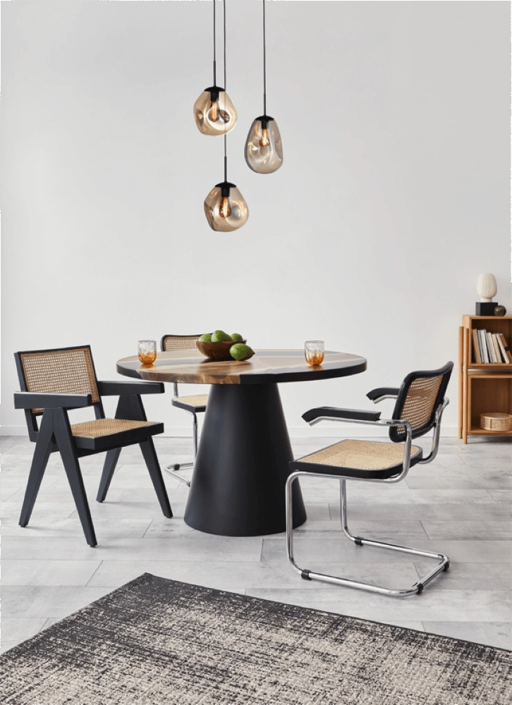 Lampe suspendue Lava 3x verre doré Masterlight 8718121286426