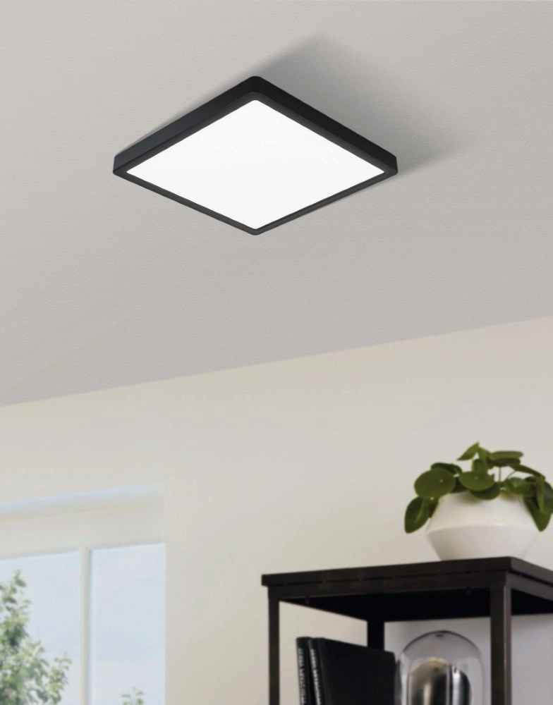 Lampe de plafond Fueva 5 Noir Eglo 9002759992569