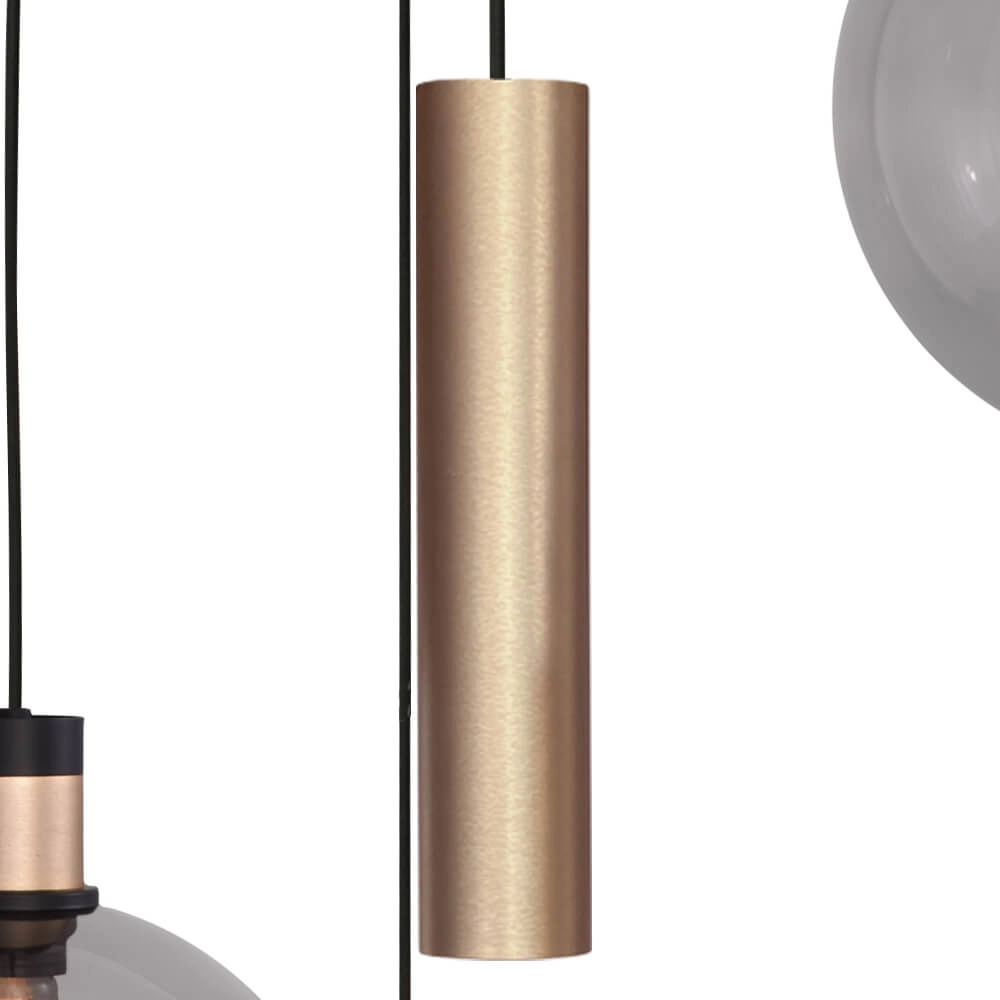 Lampe suspendue Vide Lazise 2 3x Ø 25cm et 2x GU10 or Masterlight 8718121303895