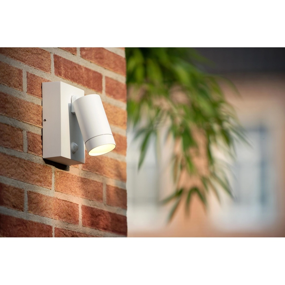 Projecteur mural Taylor IP54 avec le capteur blanc Lucide 5411212092700