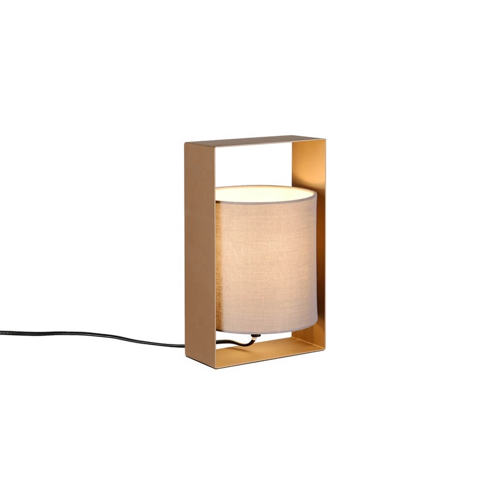 Lampe de table design Pail brun café