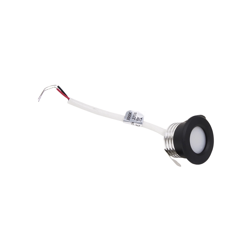 Petit spot encastrable Minex noir - IP44 Vtac 8720701271487