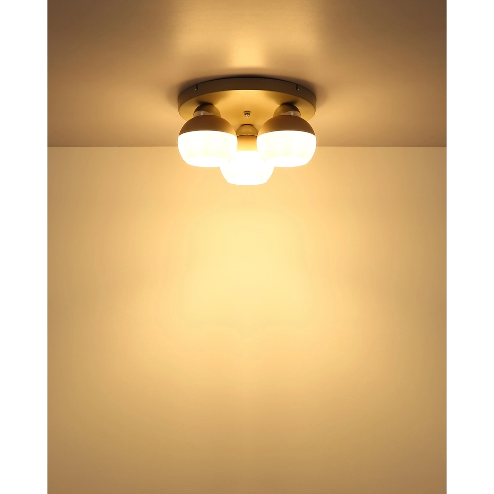 Plafonnier Ragusa 3-brun sable clair Globo 9007371569793