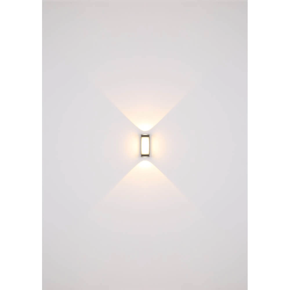 Applique murale design Plixon rectangle anthracite Globo 9007371455430