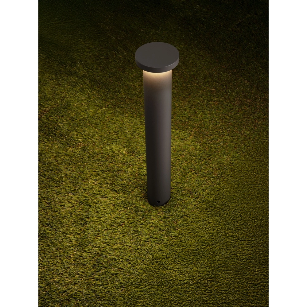 Éclairage de chemin moderne Bast gris foncé 45cm - 3000K Lyora 5212017497628