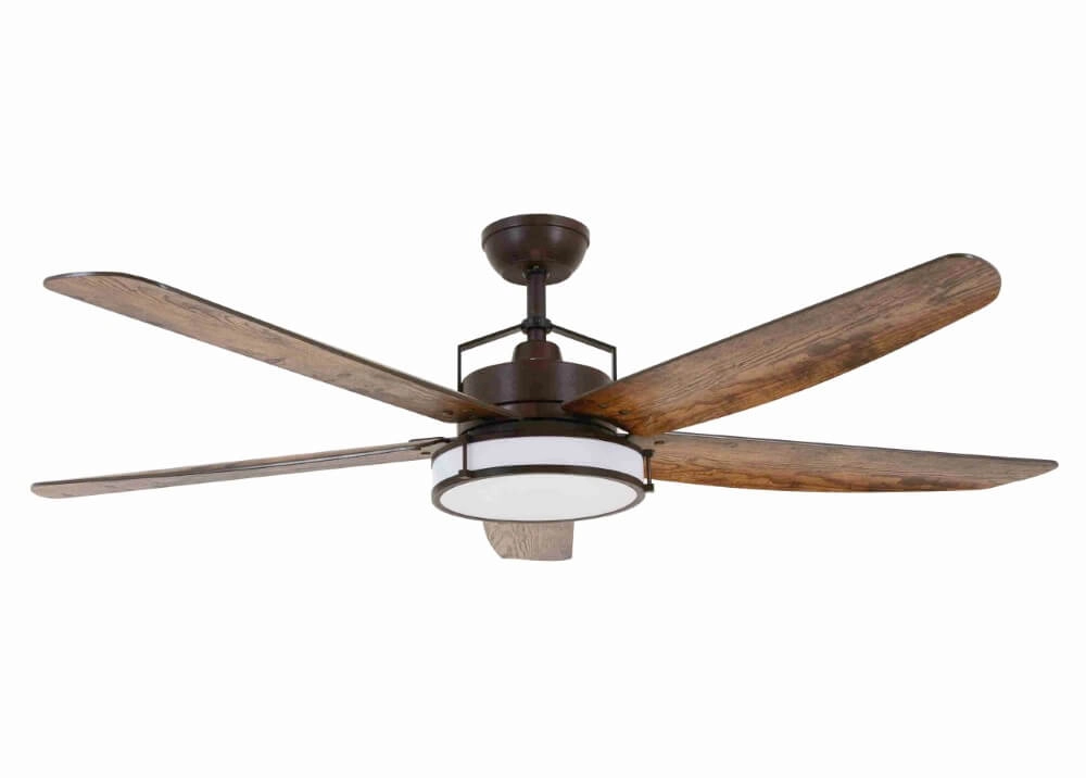 Ventilateur de plafond champêtre Louisville Ø 158 cm