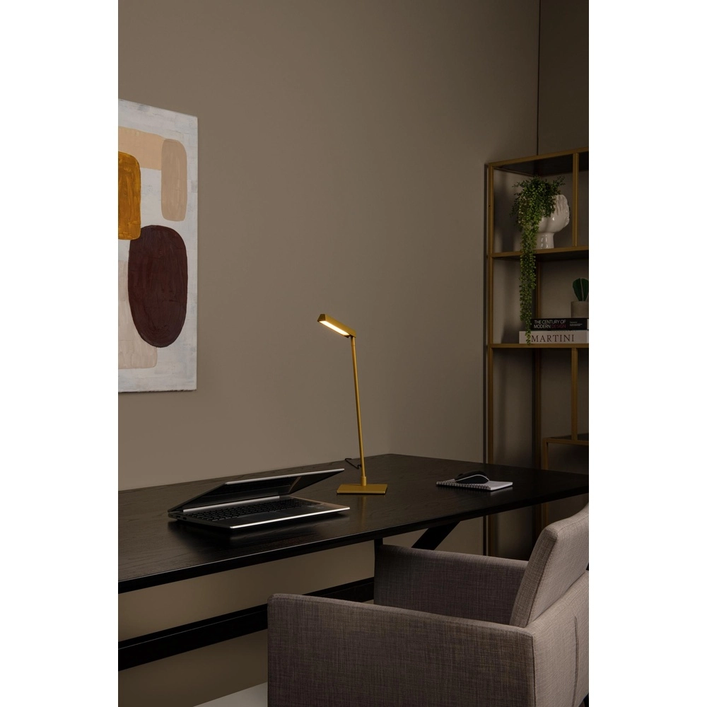 Lampe de bureau à design Lavale Jaune ocre Lucide 5411212441645
