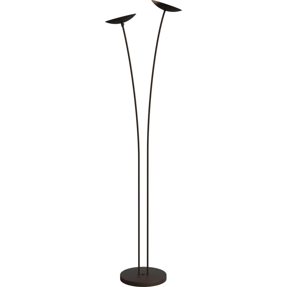 Lampadaire de conception Scala Cacao à 2 lumières