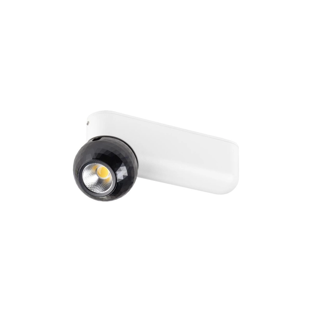 Plafonnier Dysko blanc avec cheville noire SLV 4024163317238
