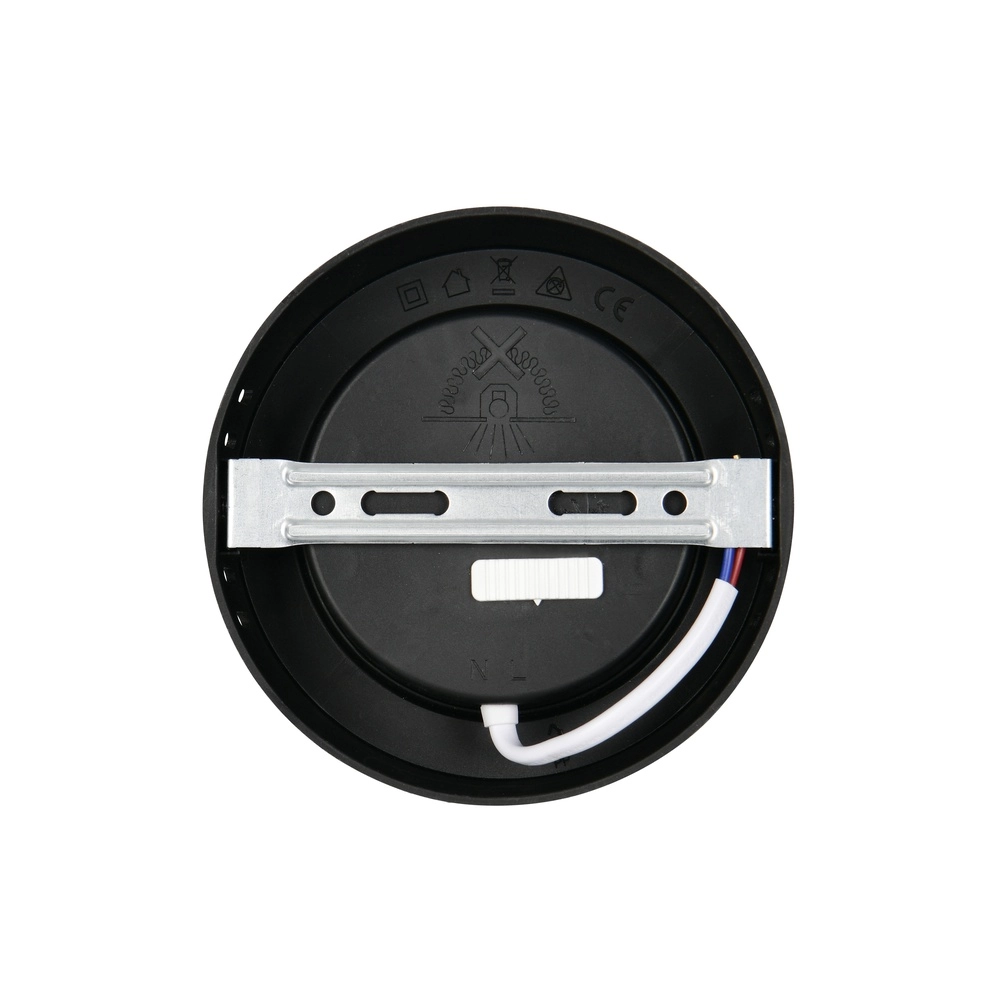 Lampe de plafond Laru Ø 12cm noir Trio 4017807711509