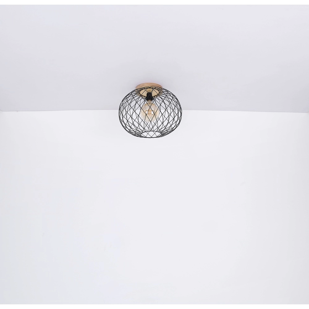 Lampe murale Lacky 2-noir clair Globo 9007371417360