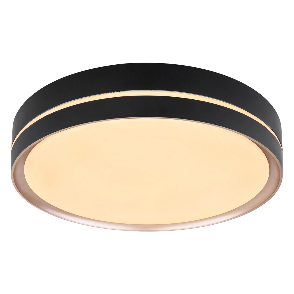 Lampe de plafond à design Manni noir Ø 38,5cm Globo 9007371422159