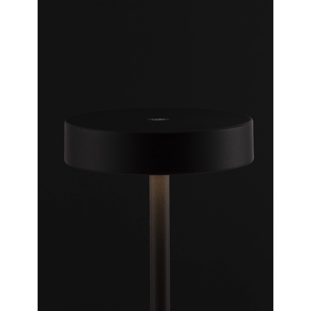 Lampe de table design Fumo Noir rechargeable Lyora 5212017434753