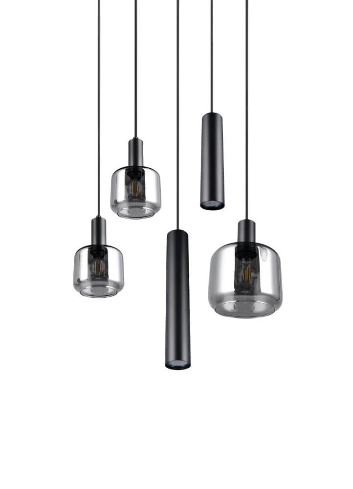 Lampe suspendue Vide Mataro avec pendules Trio 4017807612912