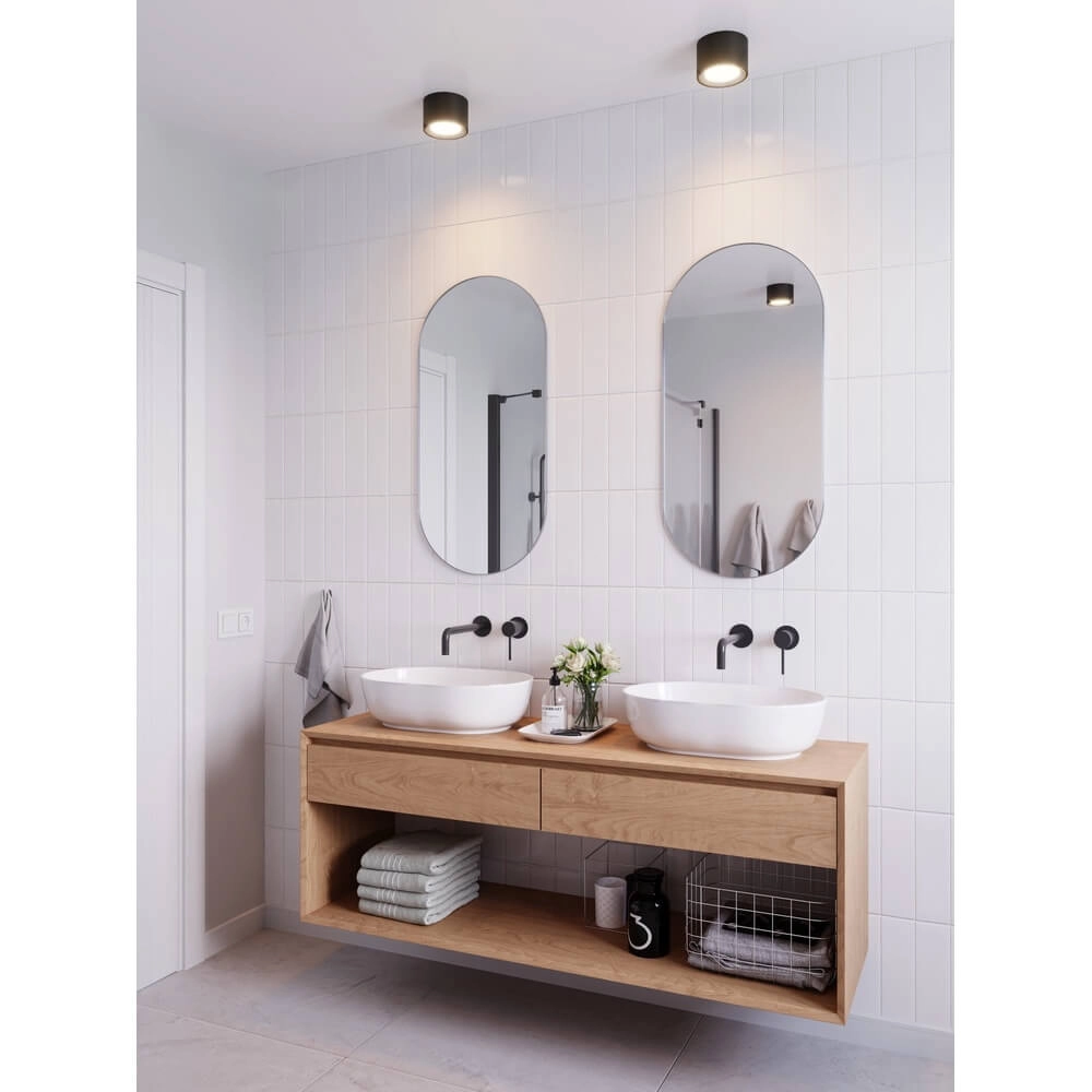 Spot monté en surface Landon noir Nordlux 5704924007316