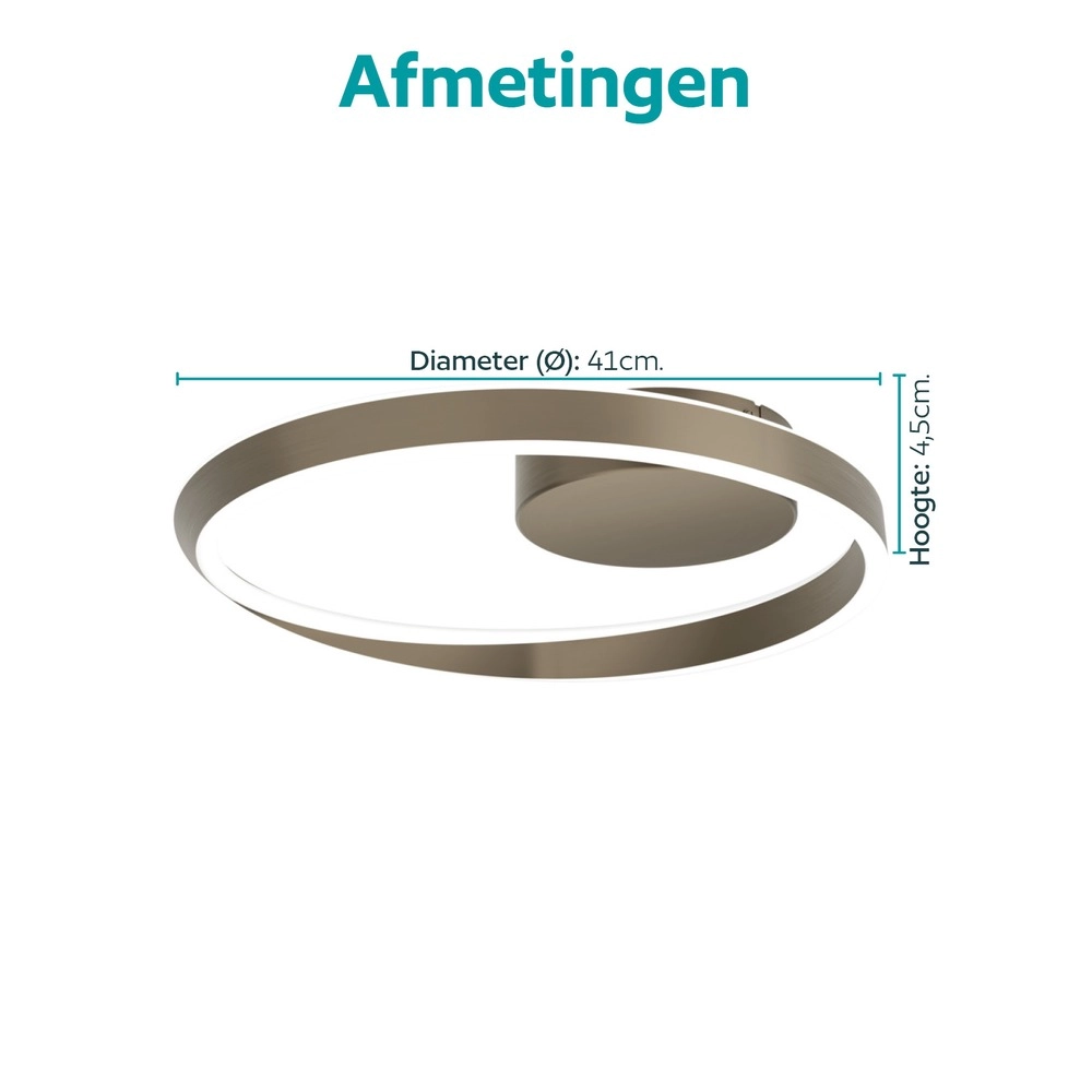 Lampe de plafond à design Camerota Bronze foncé Eglo 9008606391240