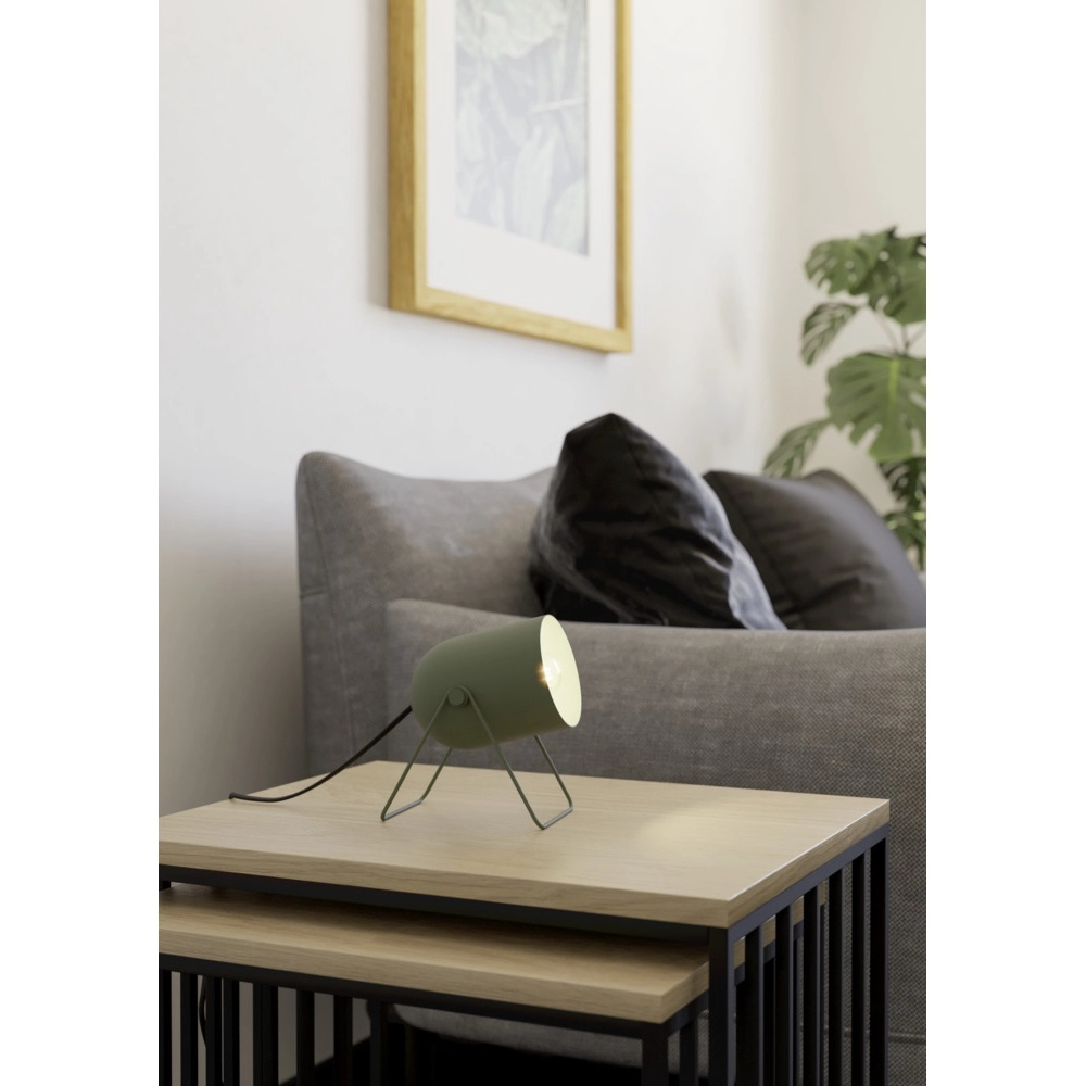 Lampe de table design Tilston vert Eglo 9008606359691