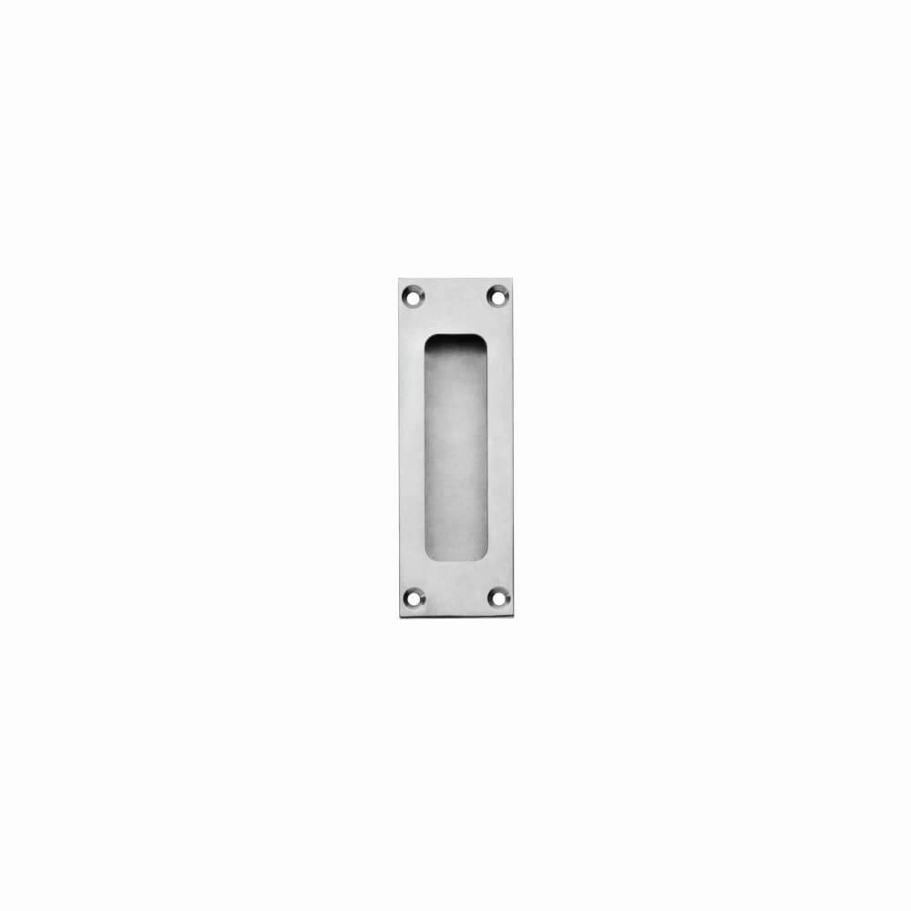 Poignée de porte coulissante droite Alvro Trou de vis en acier inoxydable 12x4cm