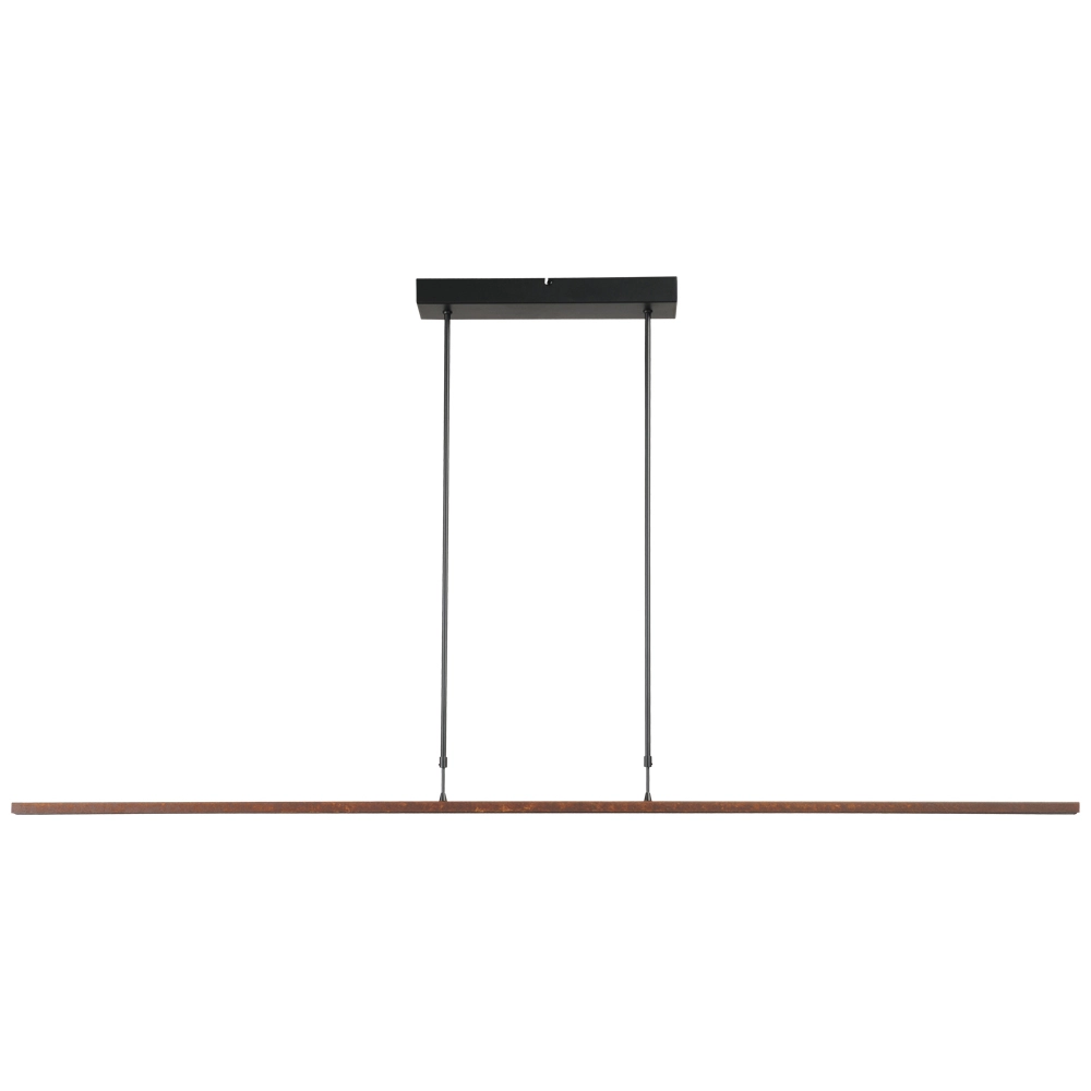 Lampe suspendue Iota 130cm brun rouille