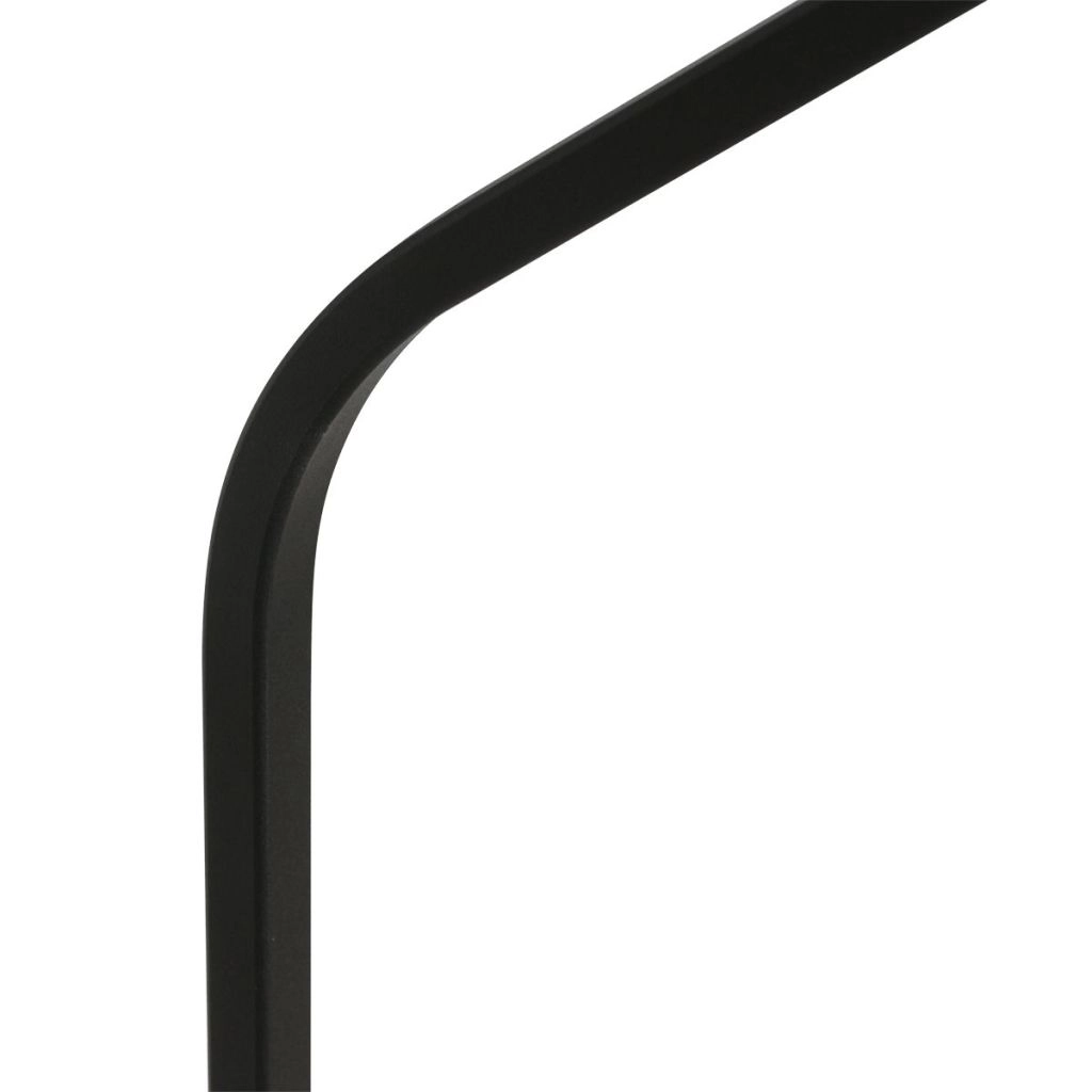 Lampe sur pied noire Zig-Zag avec un chapeau en liège de 50 cm Ø Steinhauer 8712746180428