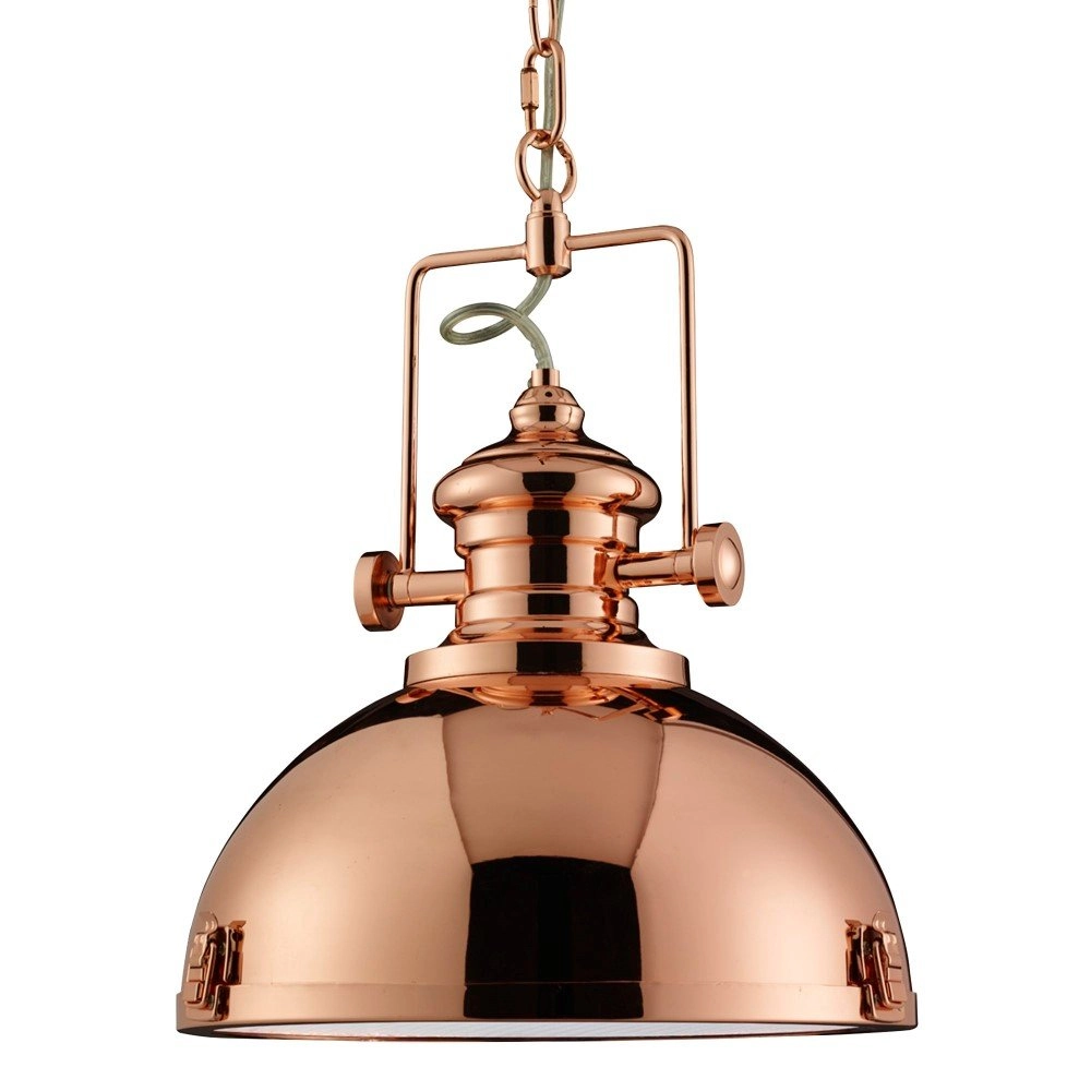 Lampe suspendue en cuivre Industrial Pendants Ø 31cm