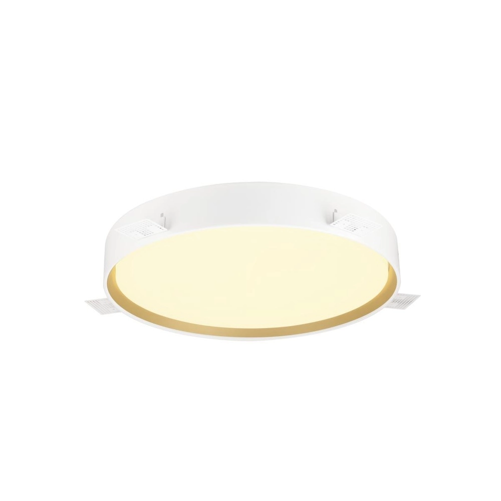 Plafonnier Decona Ø 42cm blanc avec or - 3000K/4000K SLV 4024163302937