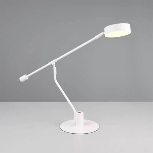 Lampe de bureau LED Manduro blanc Trio 4017807616002