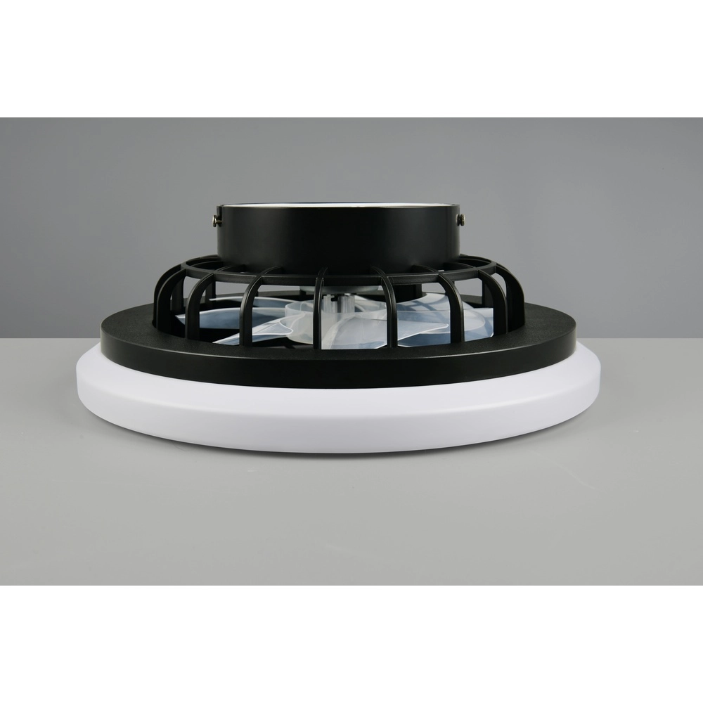 Ventilateur de plafond Rotsund noir Ø 38cm Trio 4017807693164