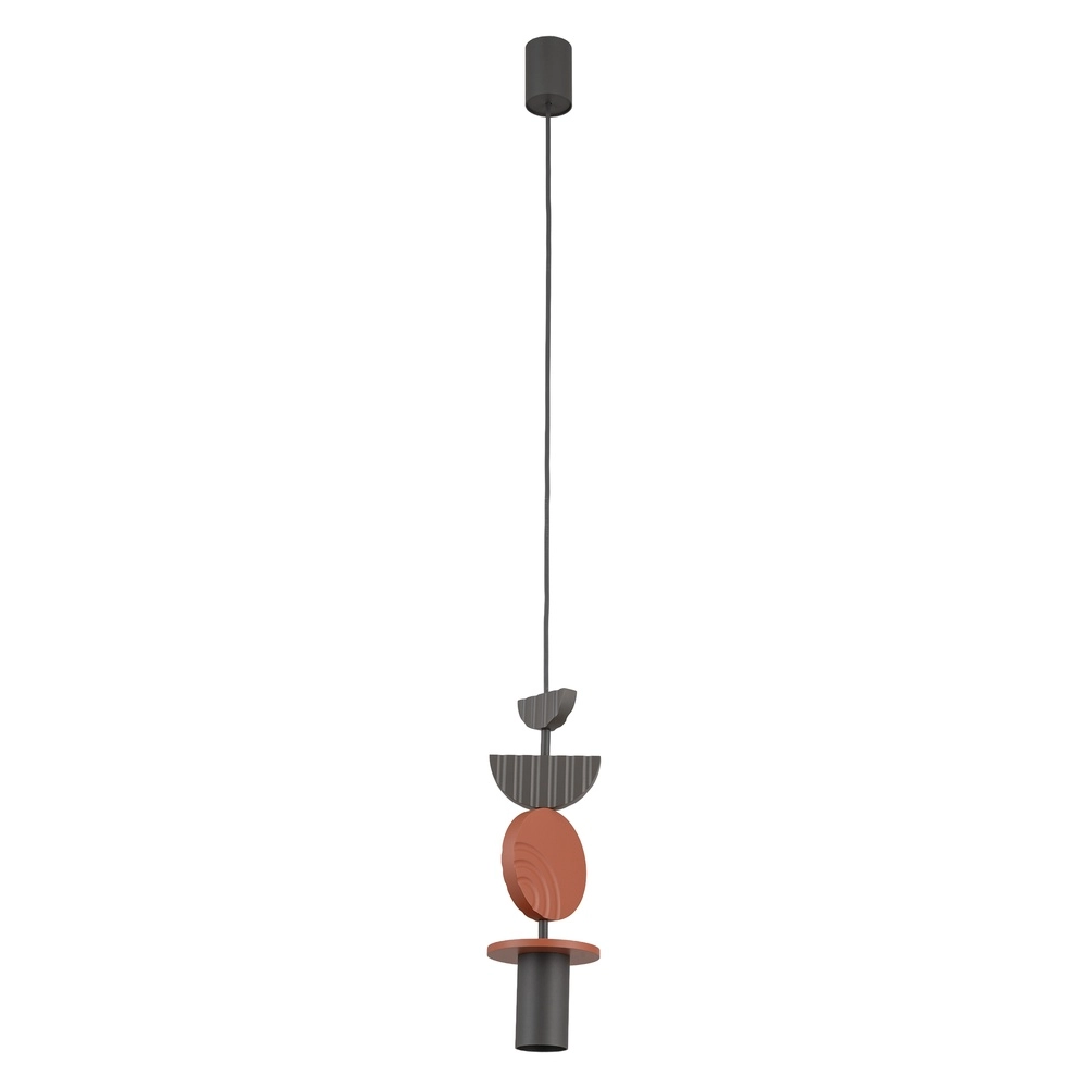 Lampe pendante unique Drops Color Ombra Grey Lyora 5903139111966