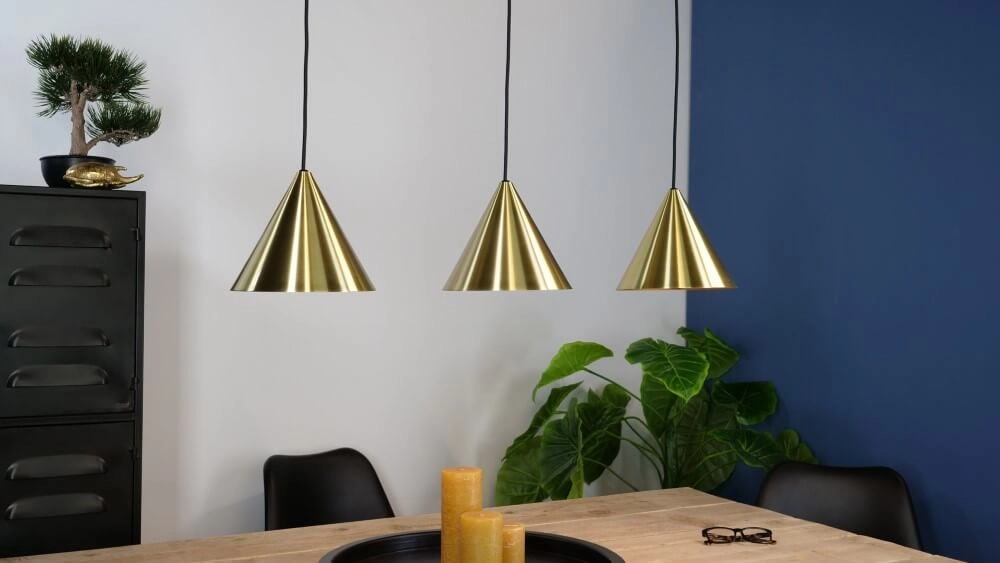 Lampe suspendue pour table à manger Narices or Eglo 9002759995928