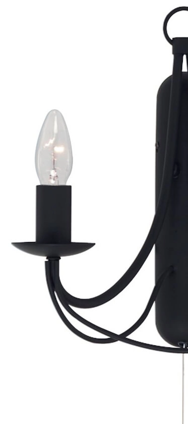 Applique noire Maypole Searchlight 5013874209177