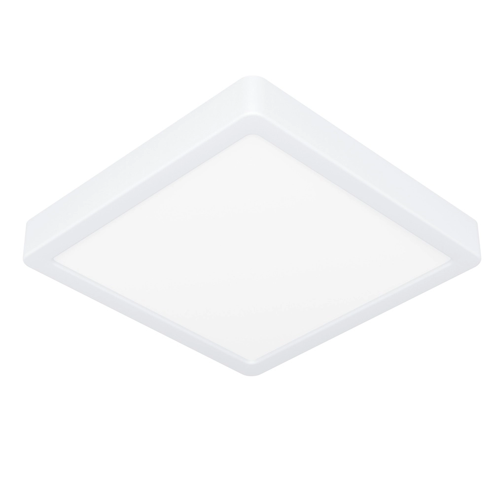 Lumière de plafond IP44 Fueva 6-Z Carré - Blanc - 22x22cm