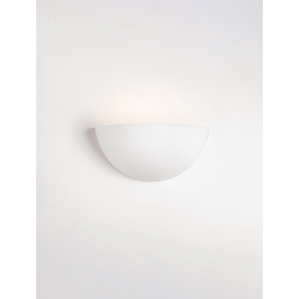 Applique murale ovale Thalpos blanc