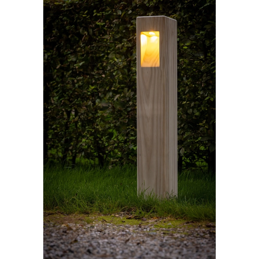 Éclairage de chemin en bois Guarda Accoya - 110 cm 2700K