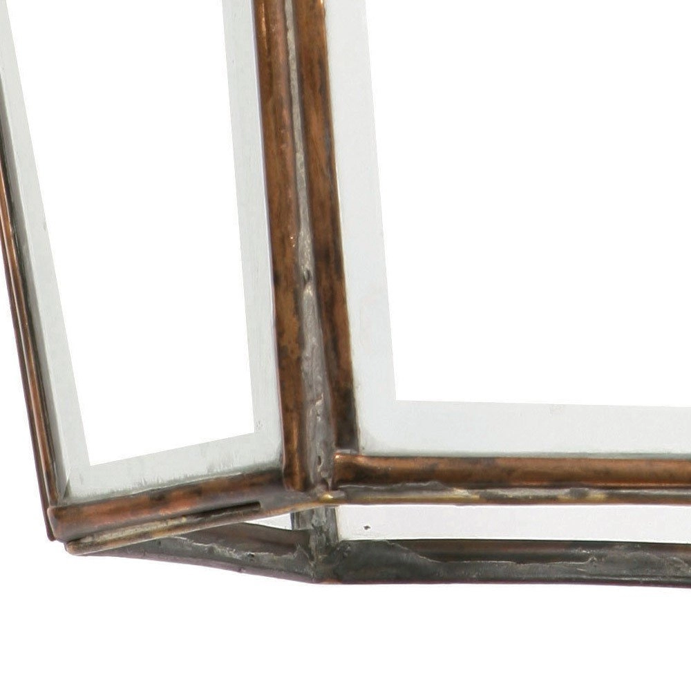 Lampe suspendue antique Chelsea 1 lumière - cuivre antique (ant) Limehouse