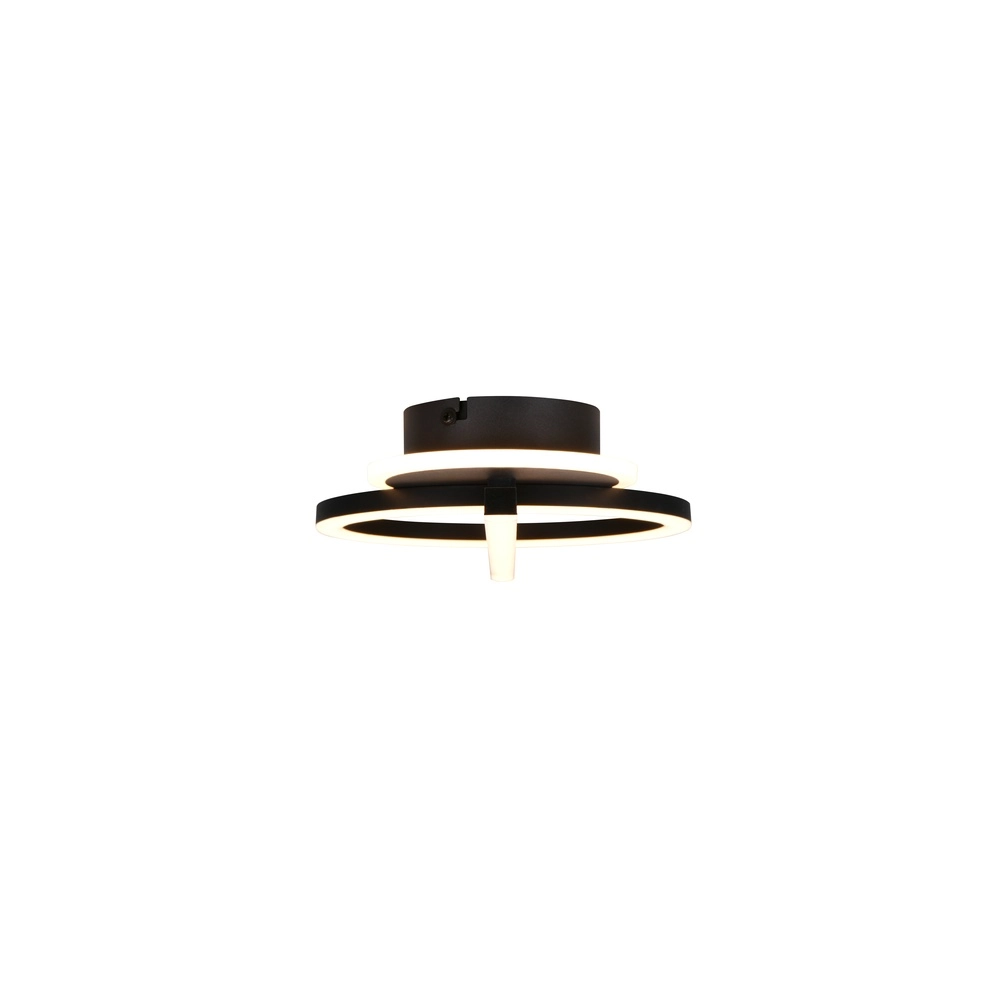 Lampe de plafond Welis Noir moderne Trio 4017807704433