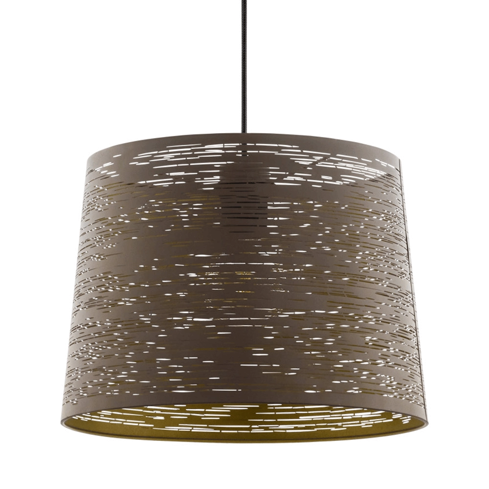 Lampe à suspension moka Segezia Ø 35 cm