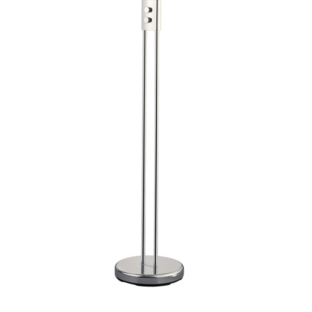 Lampadaire LED Chris 2 lumières 180cm chromée Trio 4017807336795