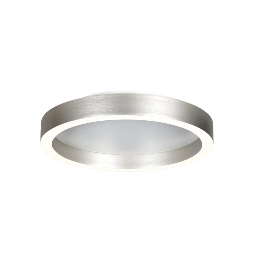 Lampe de plafond à design Ringlux Métal brossé Ø 30cm