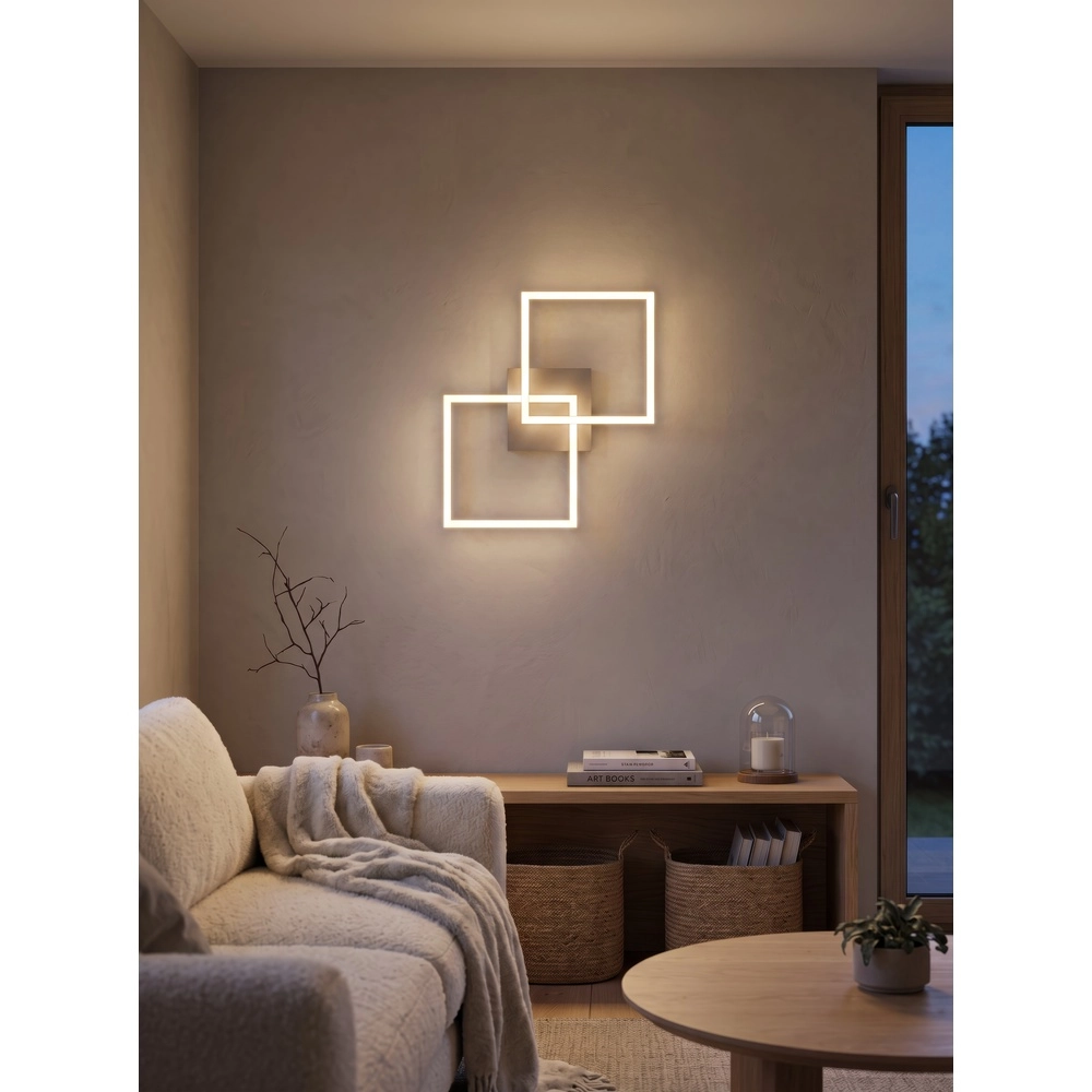 Lampe de plafond moderne Trail 60 cm brun sable Trio 4017807713572