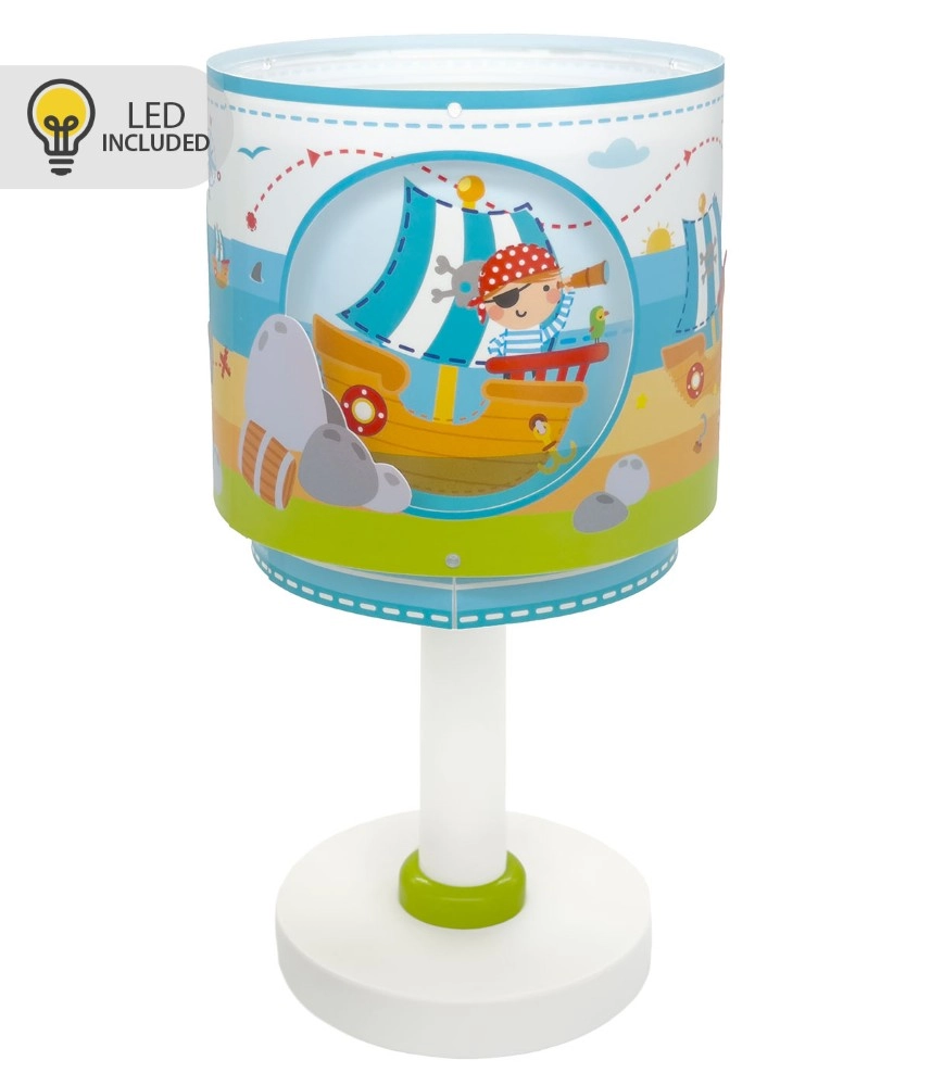 Lampe de table Pirate Island bleu Lampe de table Pirate Island bleu