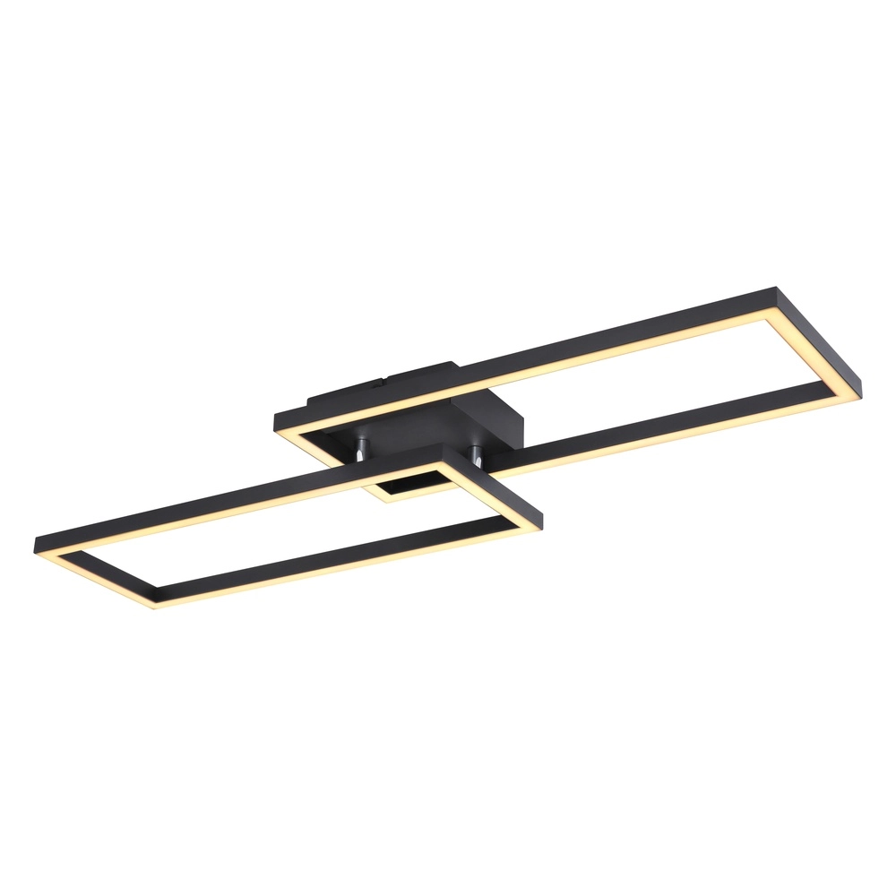 Lampe de plafond à design Tatjana Noir